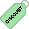 A discount tag